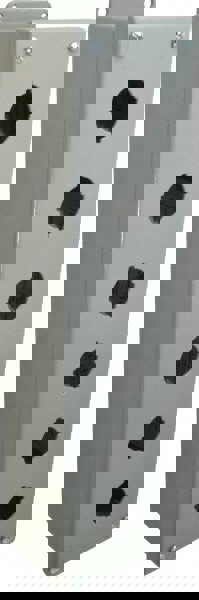 6 Hole, 1.203 Inch Hole Diameter, Steel Pushbutton Switch Enclosure